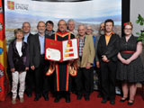 Remise du doctorat honorifique à l'Université Laval, 11 juin 2016.
